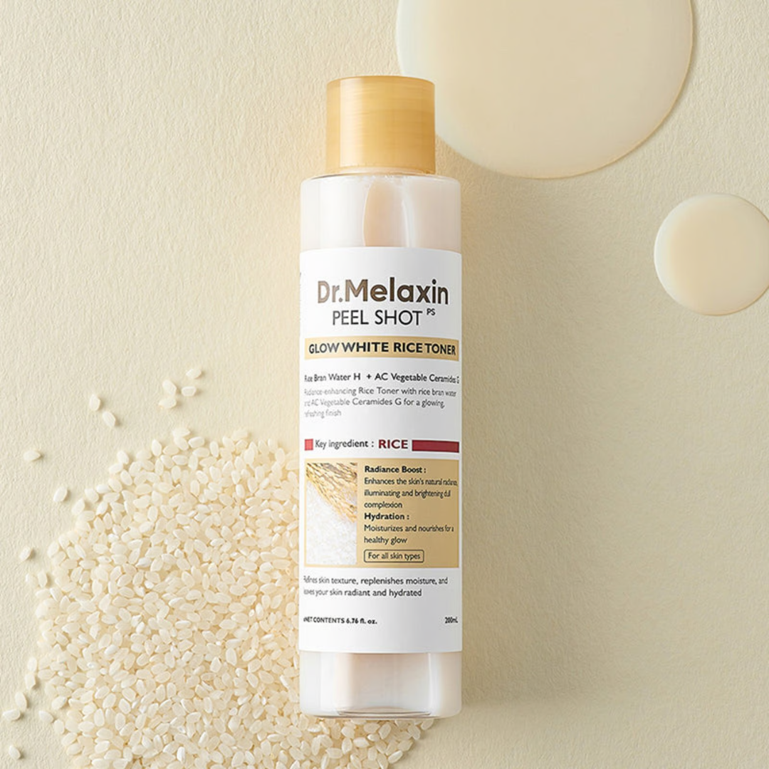 Dr. Melaxin Peel Shot Glow White Rice Toner (200ml)