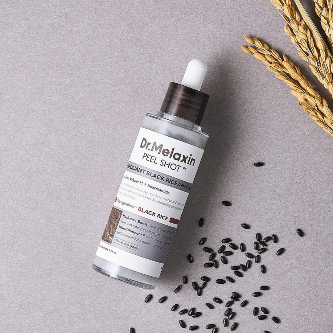 Dr. Melaxin Peel Shot Exfoliating Black Rice Ampoule (80ml)