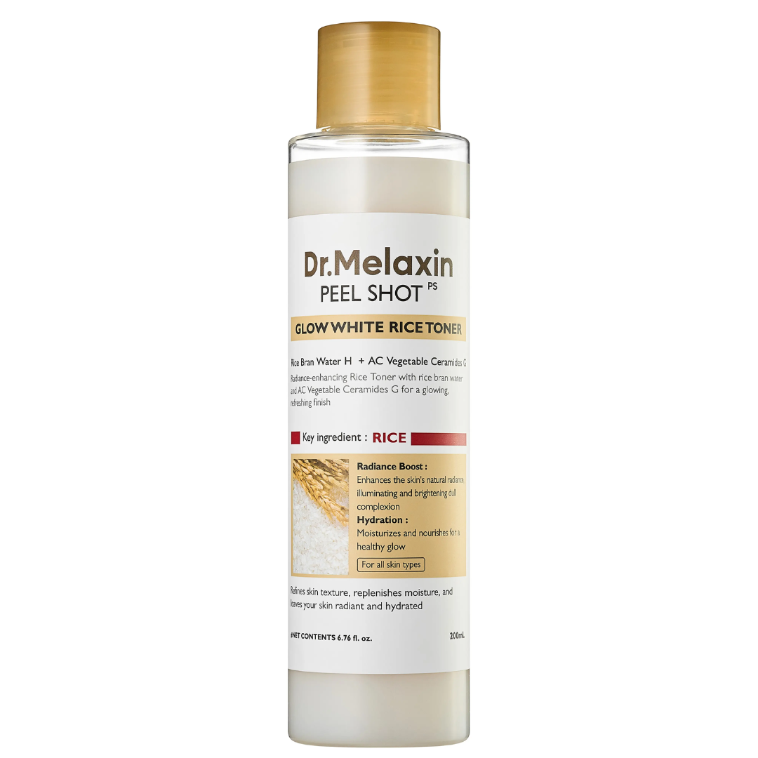 Dr. Melaxin Peel Shot Glow White Rice Toner (200ml)
