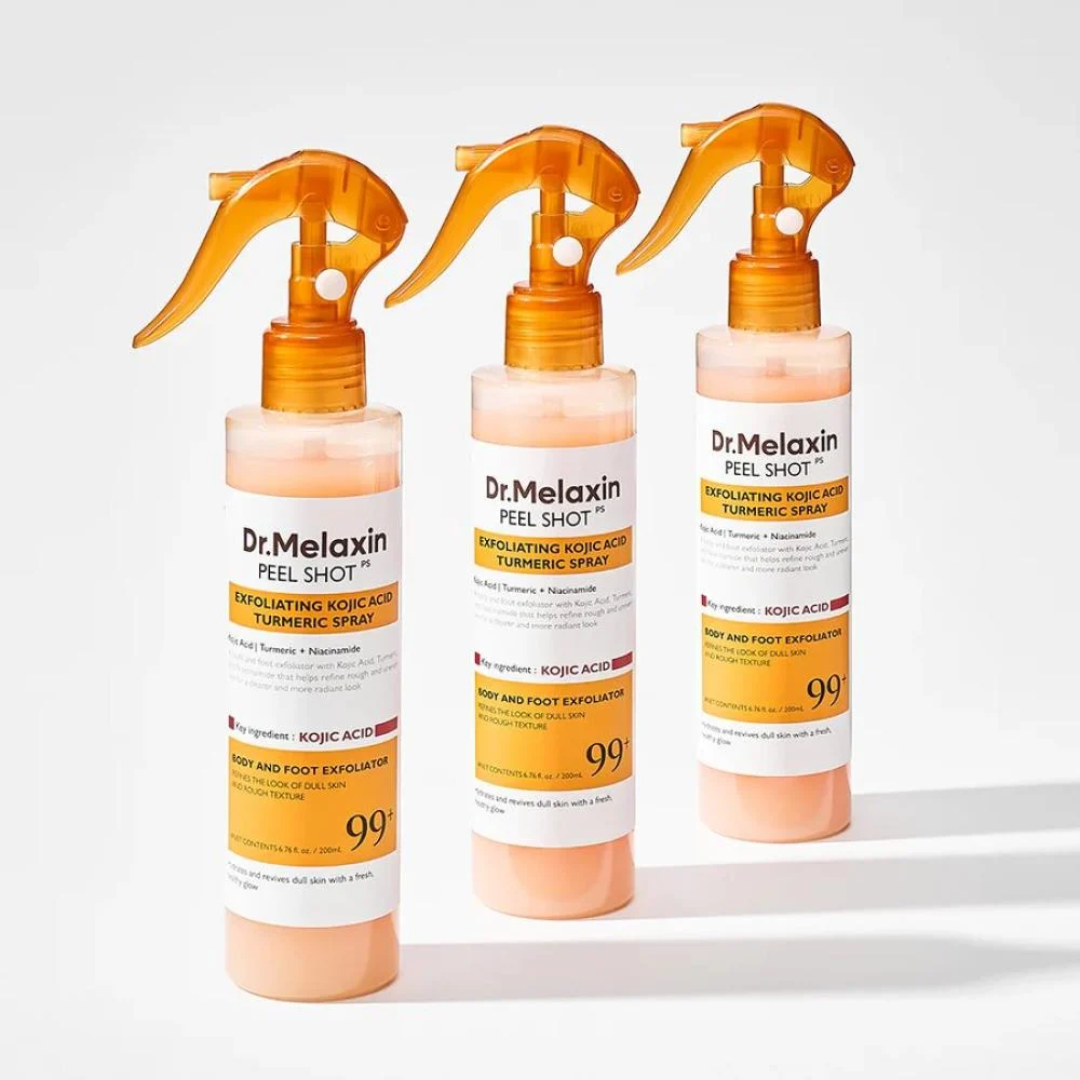 Dr. Melaxin Peel Shot Kojic Acid Turmeric Body & Foot Spray (200ml)