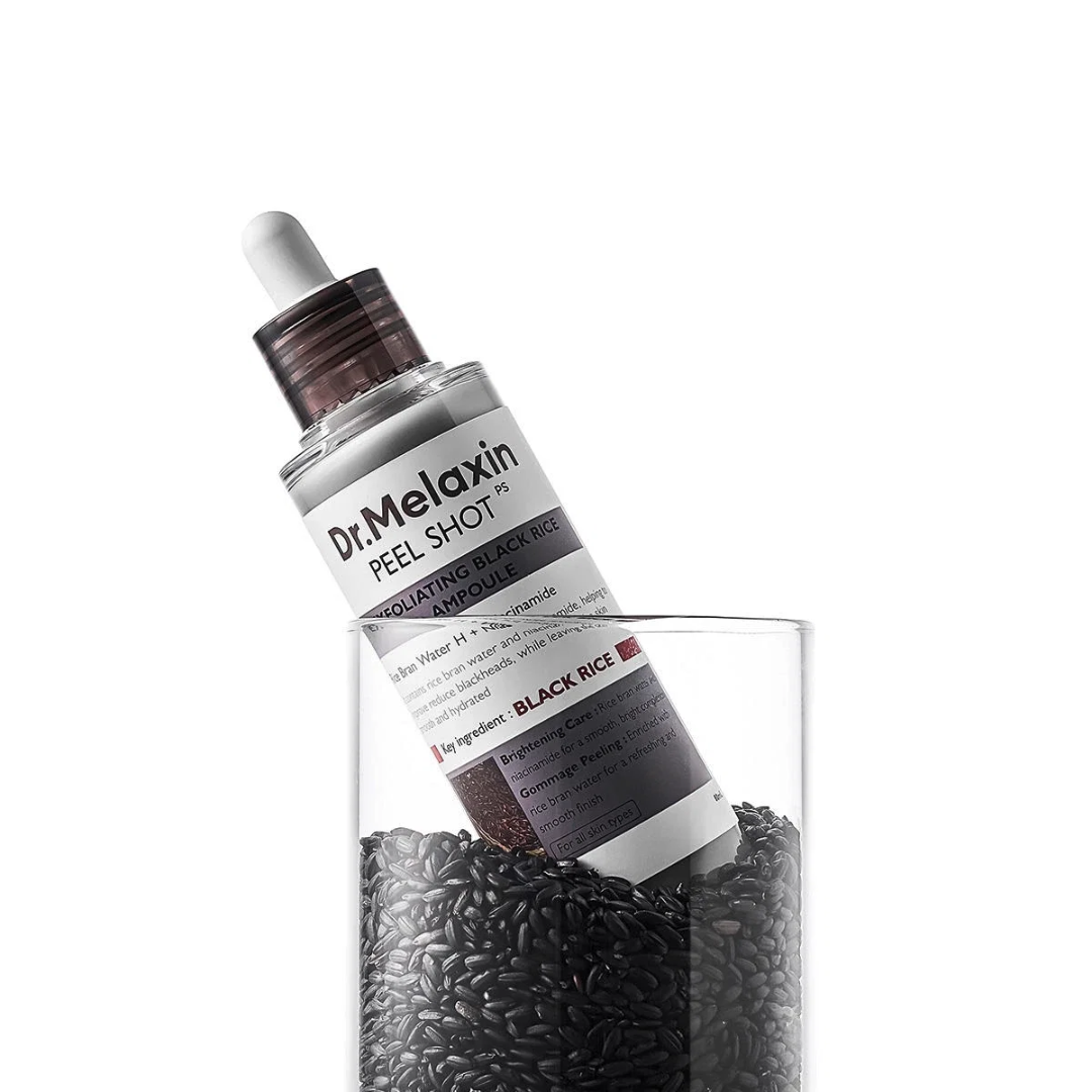 Dr. Melaxin Peel Shot Exfoliating Black Rice Ampoule (80ml)