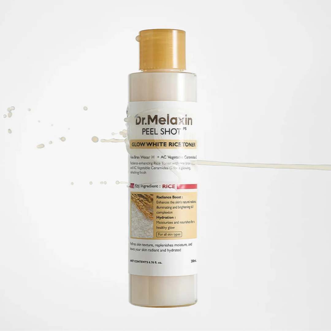 Dr. Melaxin Peel Shot Glow White Rice Toner (200ml)