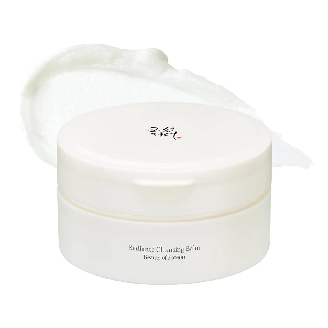 Radiance Cleansing Balm container with 'Beauty of Joseon' branding on a white background