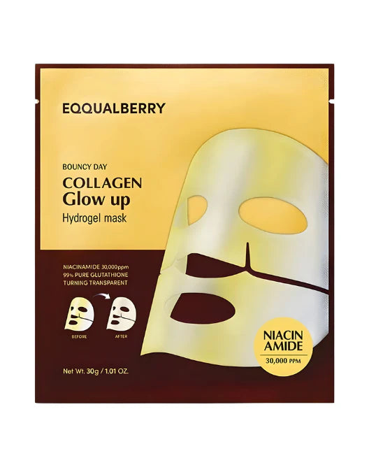 Eqqualberry Mask packaging on a white background