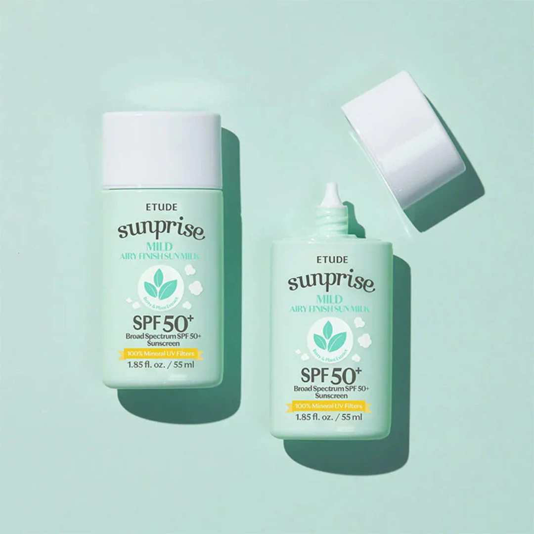 ETUDE Sunprise Mild Airy Finish Sun Milk SPF50