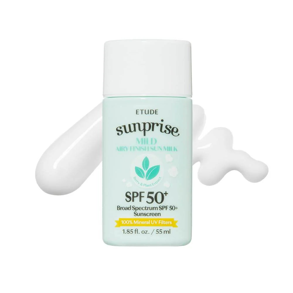 ETUDE Sunprise Mild Airy Finish Sun Milk SPF50