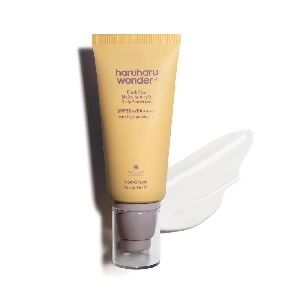 Haruharu Wonder sunscreen tube on a white background