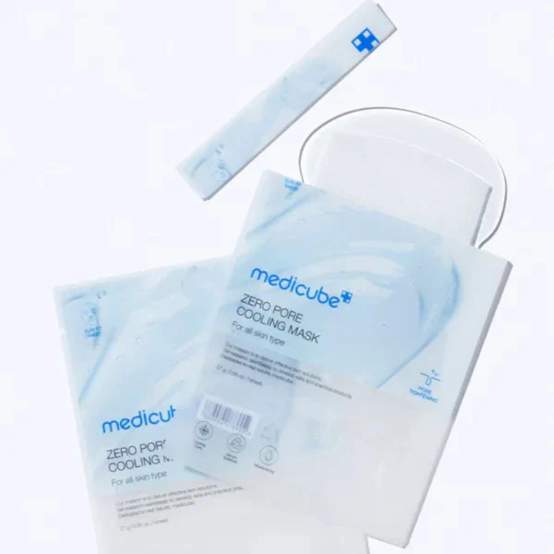 Medicube Zero Pore Cooling Mask packaging on a white background