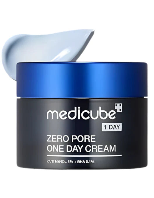Medicube Zero Pore One Day Cream jar with a white background