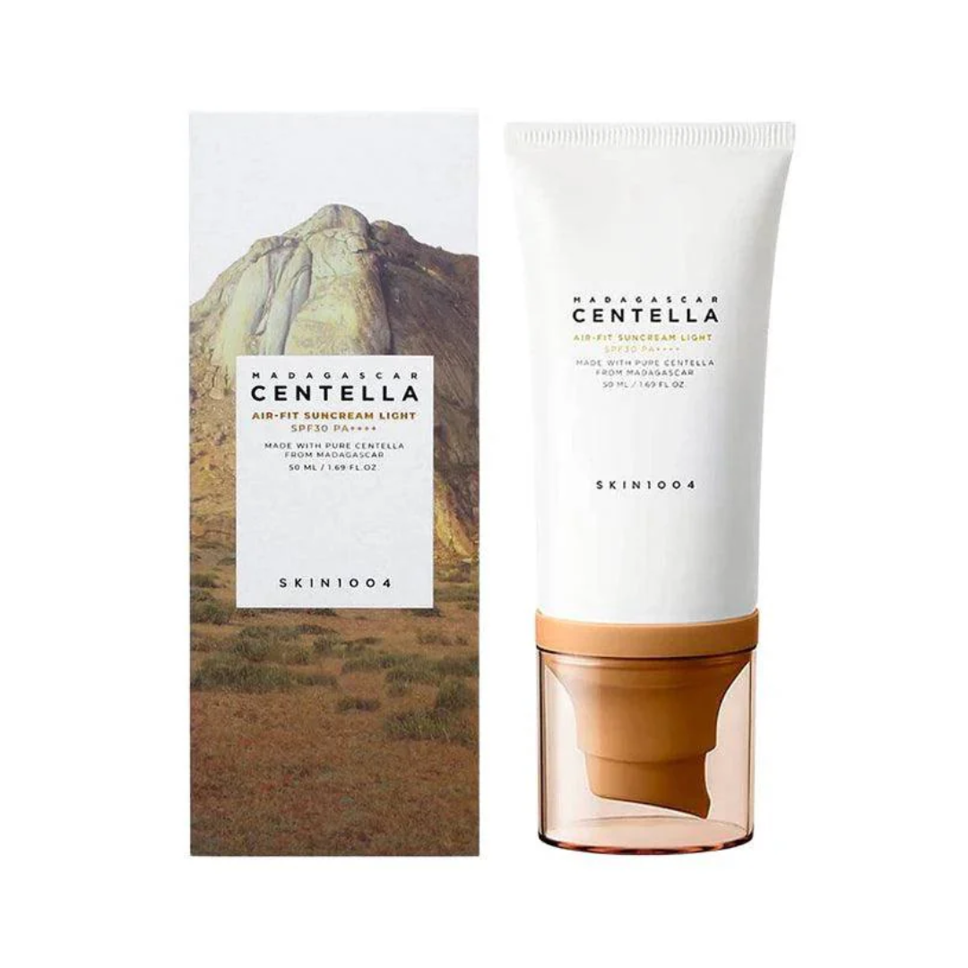 SKIN1004 Madagascar Centella product with mountain background