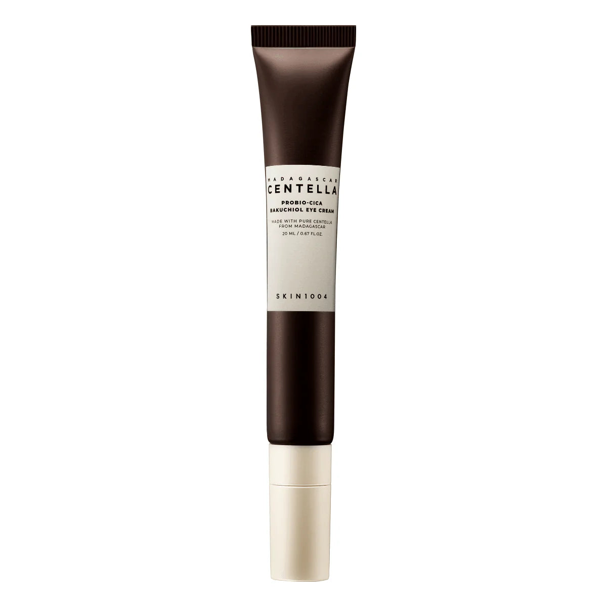 Skintouch eye cream tube on a white background