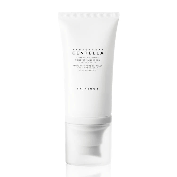 Skincare tube labeled 'Hanskin Centella' on a white background