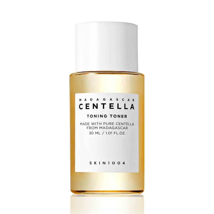 Bottle of SKIN1004 Madagascar Centella Toning Toner on a white background