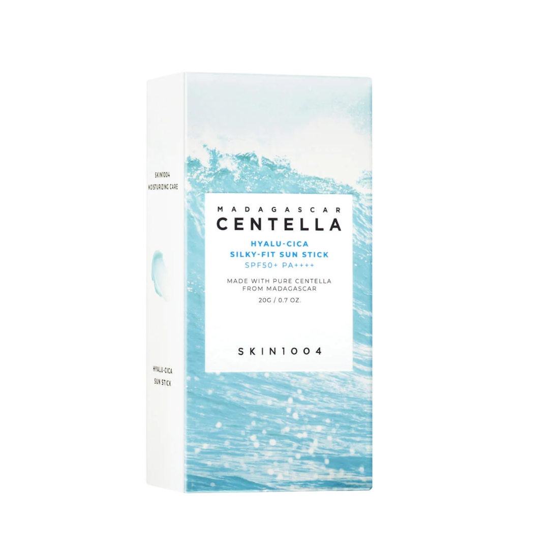 SKIN1004 Madagascar Centella sun stick packaging on a white background