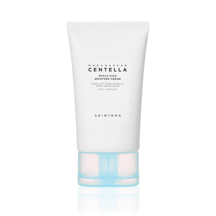 Skincare cream tube labeled 'Madagascan Centella' on a white background