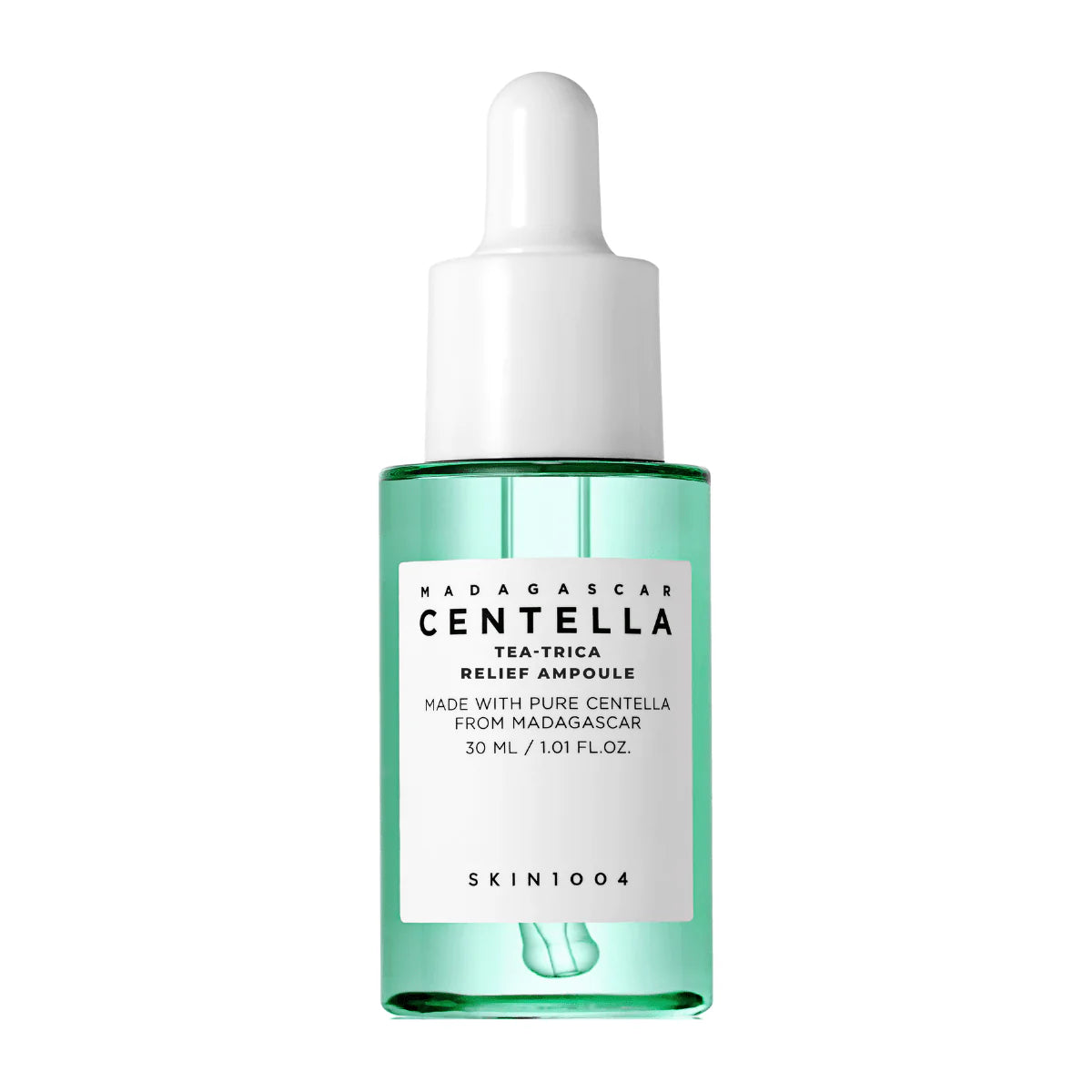 SKIN1004 Centella Asiatica Relief Ampoule bottle on a white background