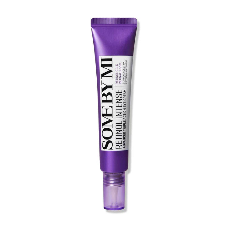 Tube of Someby Mi Retinol Eye Serum on a white background