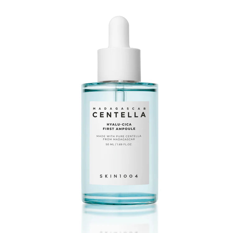 SKIN1004 Madagascan Centella Hyaluronic Acid First Ampoule bottle on a white background
